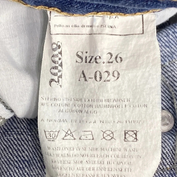 Dolce & Gabbana Authentic Women's Blue Medium Wash Straight Leg Jeans Size 26 - Picture 11 of 12